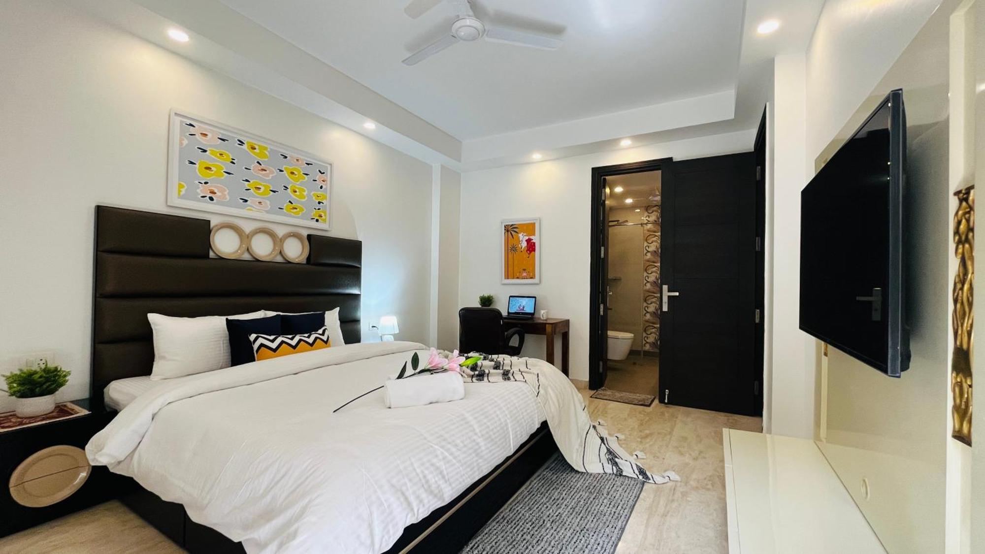 Olive Service Apartments - Greater Kailash New Delhi Luaran gambar