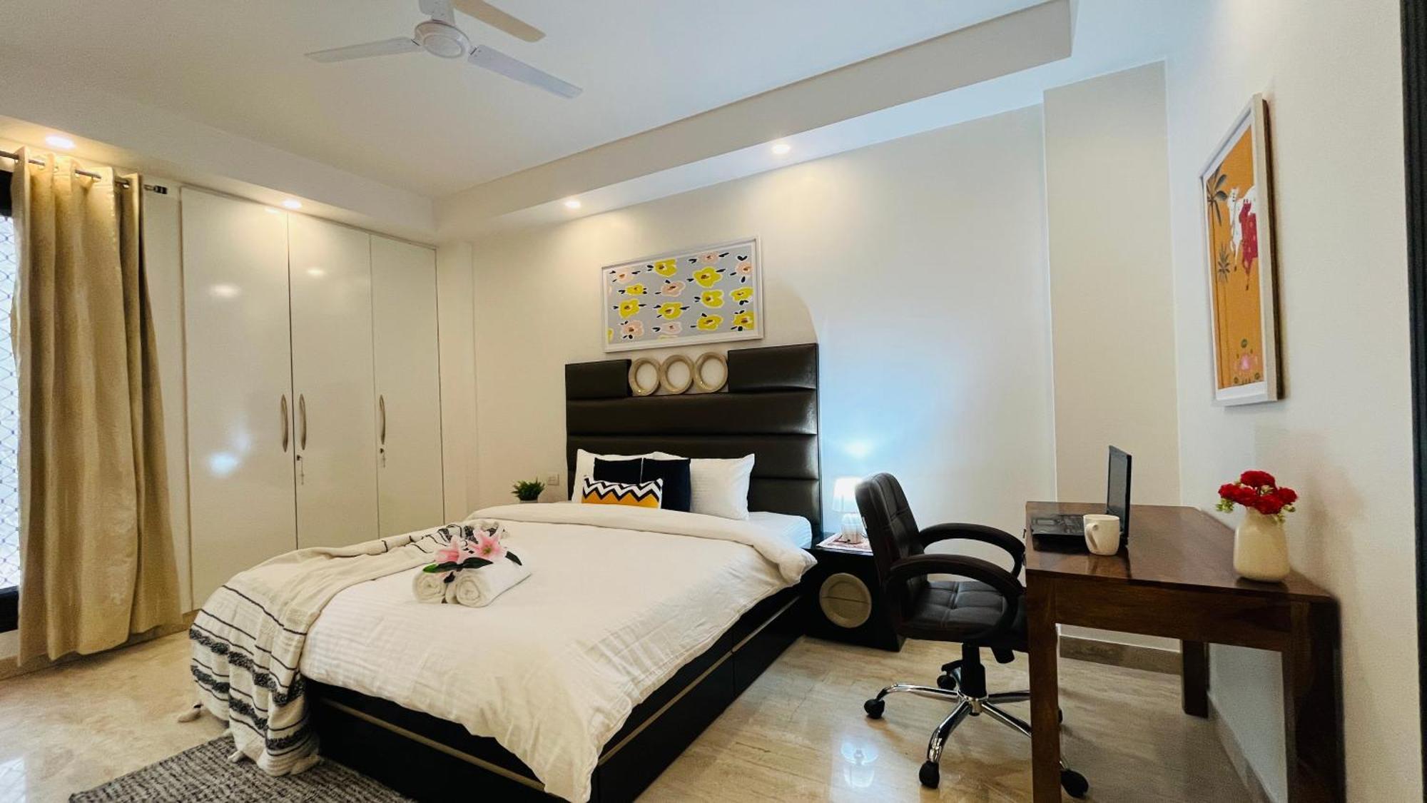 Olive Service Apartments - Greater Kailash New Delhi Luaran gambar