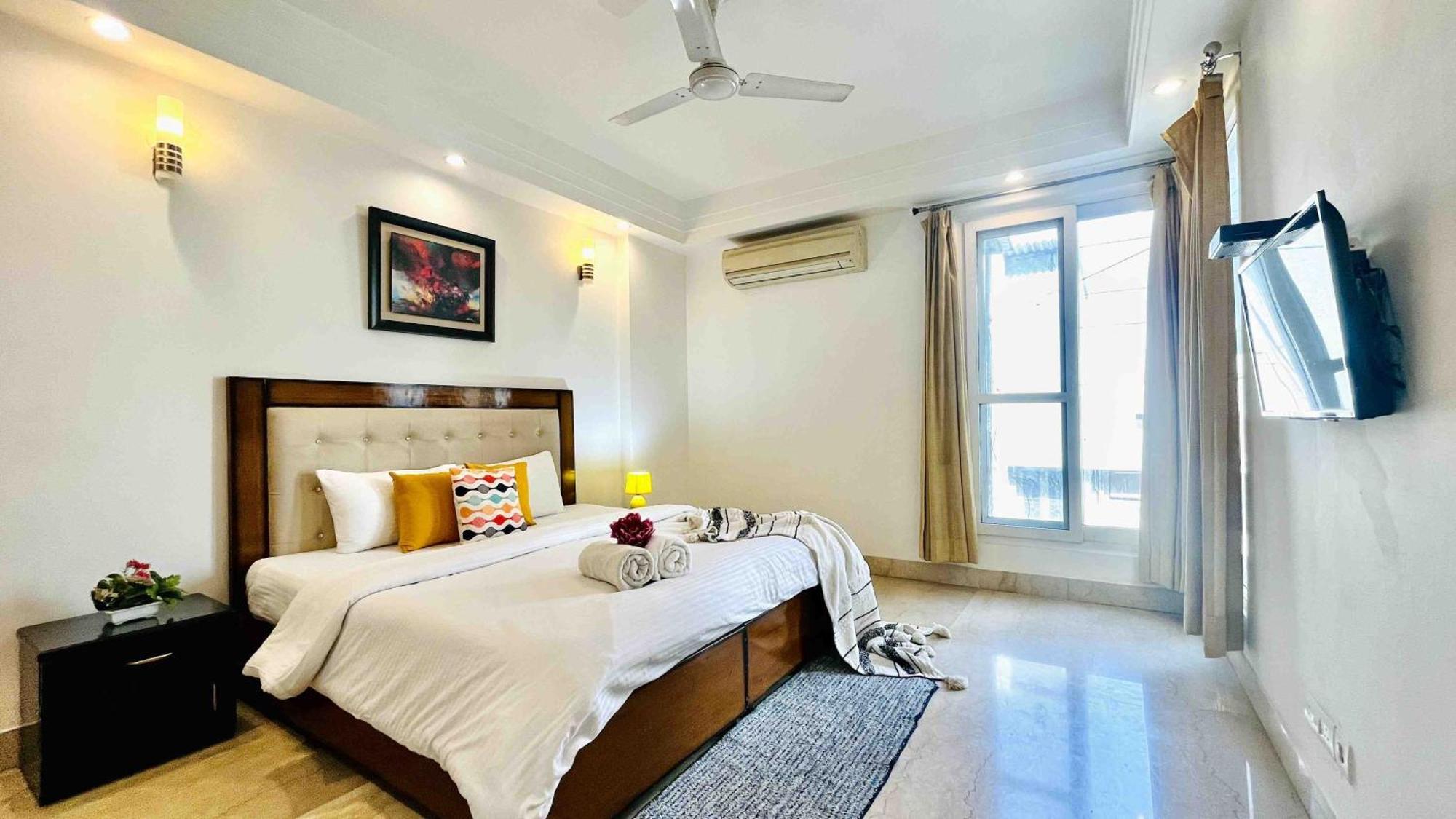 Olive Service Apartments - Greater Kailash New Delhi Luaran gambar