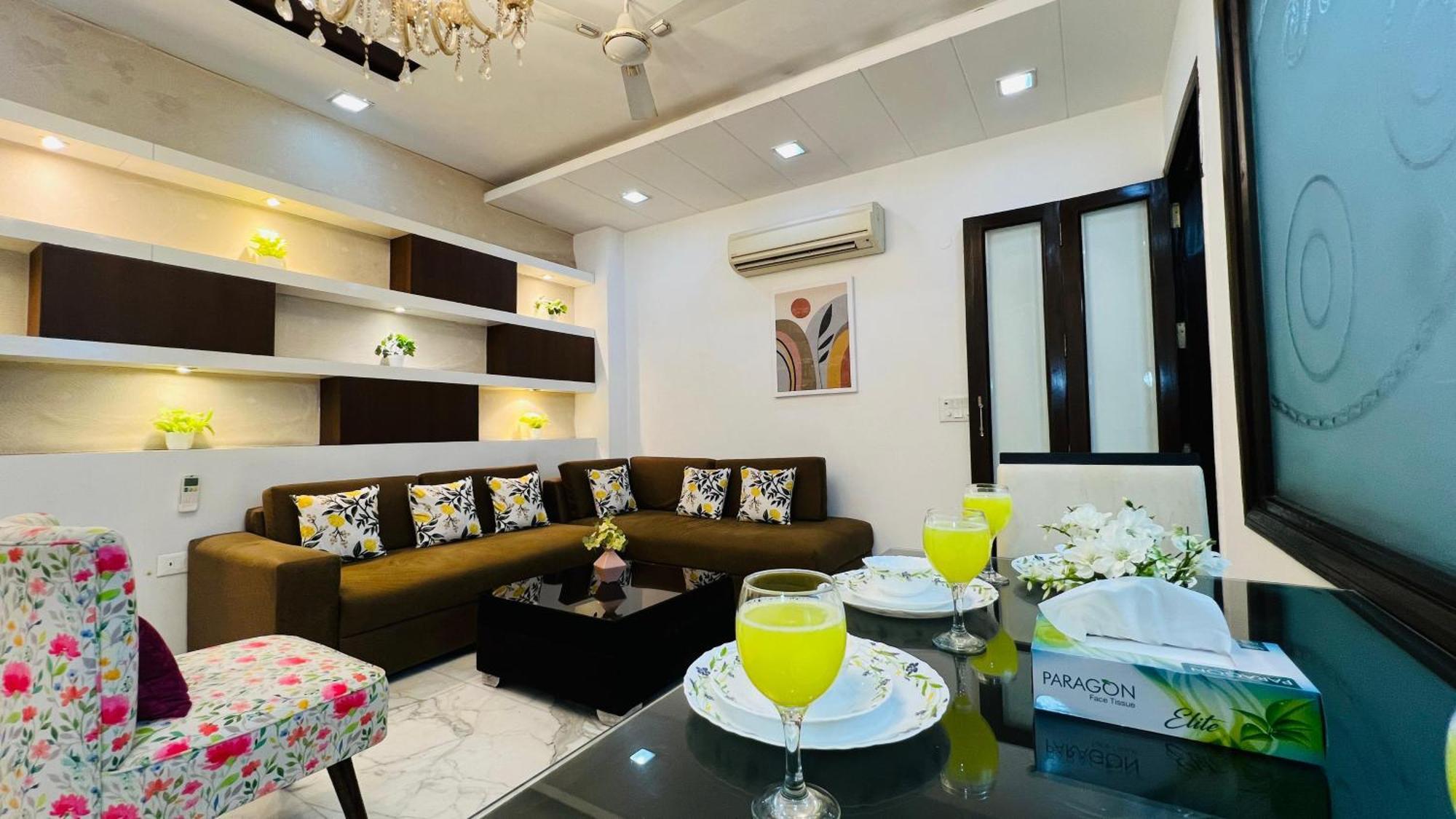 Olive Service Apartments - Greater Kailash New Delhi Luaran gambar
